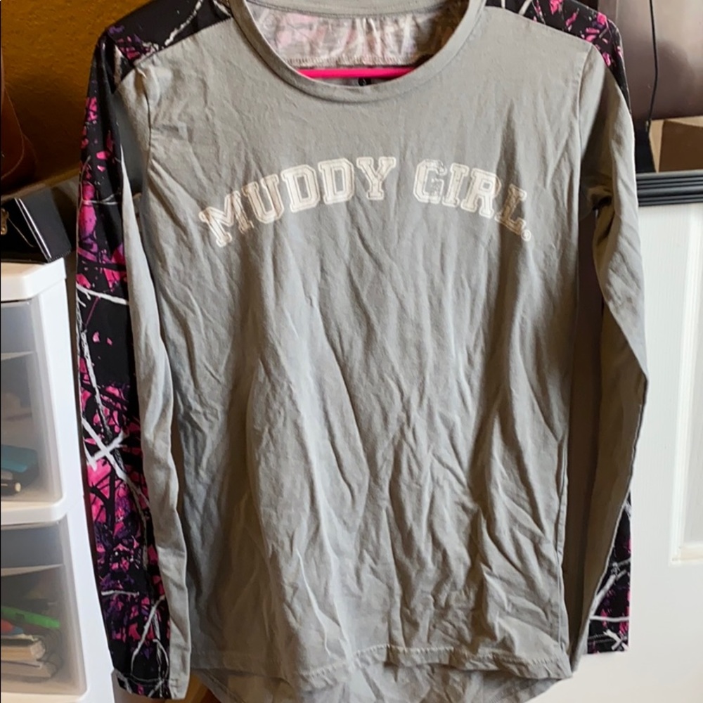 Muddy Girl jersey long sleeve top